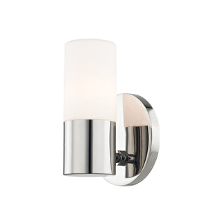 Buy polished-nickel Lola Outdoor (Damp) Sconce by Mitzi