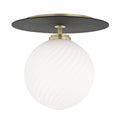 Ellis Outdoor (Damp) Semi-Flush Mount Ceiling Light by Mitzi