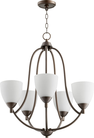 Buy oiled-bronze Barkley Chandelier by Quorum