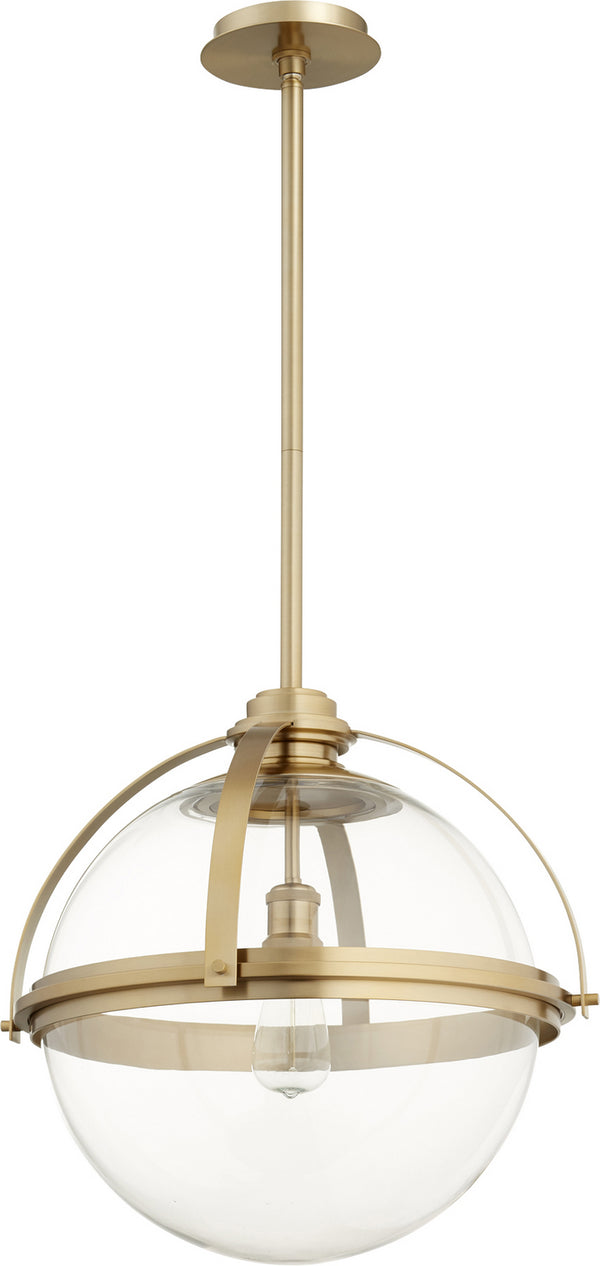 Meridian Globe Pendants Outdoor (Damp) Pendant by Quorum