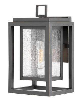 Buy oil-rubbed-bronze-with-clear-seedy-glass Republic Outdoor (Wet) Wall Lantern by Hinkley