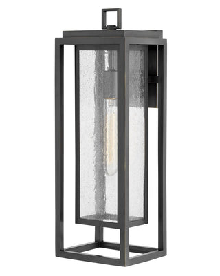 Buy oil-rubbed-bronze-with-clear-seedy-glass-and-clear-shade Republic Outdoor (Wet) Wall Lantern by Hinkley