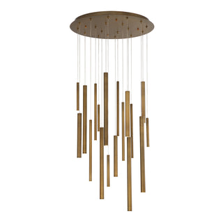 Buy brass-with-antique-brass-glass-and-metal-shade Santana Chandelier by Eurofase