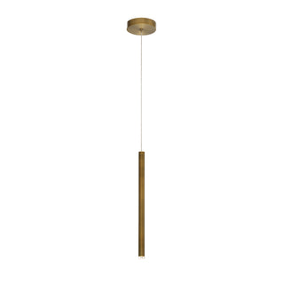 Buy brass-with-antique-brass-glass Navada Pendant by Eurofase