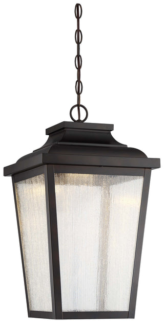 Buy chelesa-bronze-with-clear-seeded-glass Irvington Manor Outdoor (Damp) Hanging Lanterns by Minka-Lavery