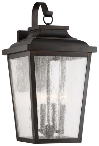 Buy chelesa-bronze-with-clear-seeded-glass Irvington Manor Outdoor (Wet) Wall Lantern by Minka-Lavery