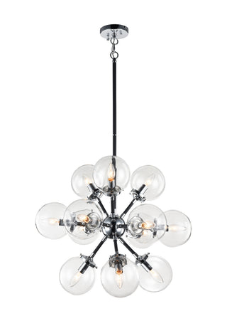 Buy chrome Soleil Chandelier by Matteo Lighting