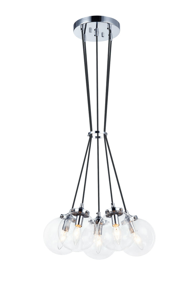The Bougie Chandelier by Matteo Lighting