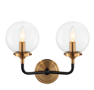 Buy aged-gold-brass Particles Sconce by Matteo Lighting