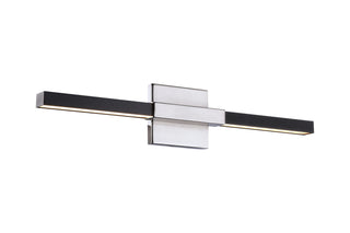 Buy matte-black-chrome Lineare Sconce by Matteo Lighting