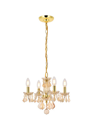 Buy golden-shadow Rococo Pendant by Elegant Lighting