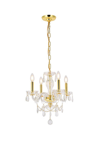 Buy gold Princeton Pendant by Elegant Lighting