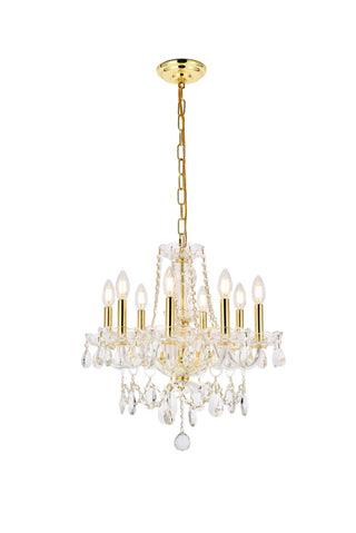Buy gold Princeton Chandelier by Elegant Lighting