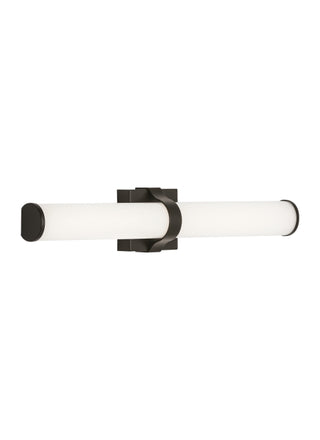 Buy bronze-with-acrylic-glass-and-white-shade Lynk Vanity by Visual Comfort Modern