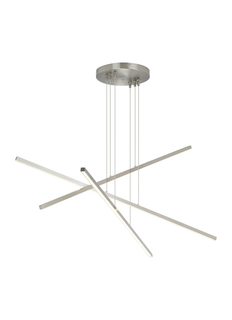 Essence Trio Outdoor (Damp) Chandelier by Visual Comfort Modern
