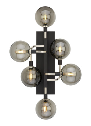 Buy with-glass-globes-glass-and-smoke-shade Viaggio Outdoor (Damp) Sconce by Visual Comfort Modern