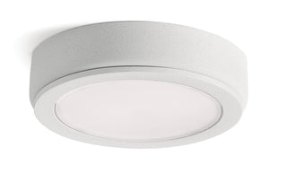 Buy textured-white-with-frosted-polycarbonate-glass D Series V Led Disc Outdoor (Damp) Undercabinet Light by Kichler