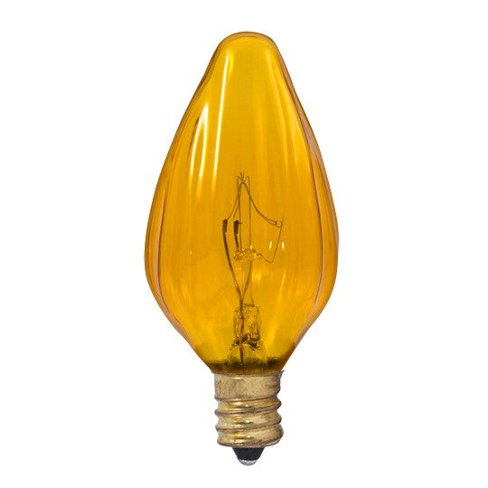 Light Bulb from the Fiesta: Collection in Amber Finish by Bulbrite