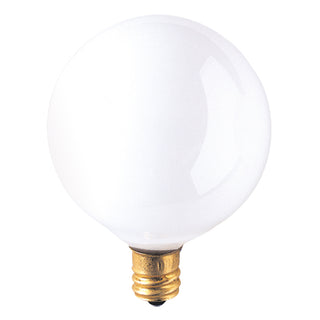 Light Bulb from the Globe Collection in White Finish by Bulbrite