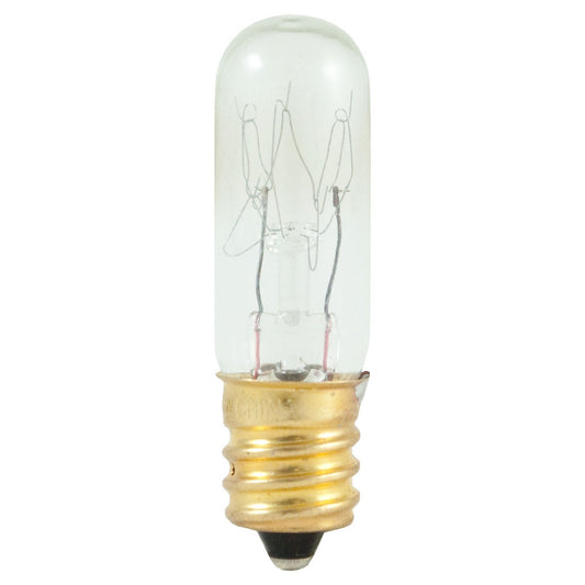 Tubular 15 Watt E12 T4 130V Incandescent 2700k Light Bulb by Bulbrite