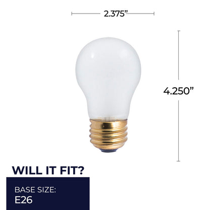 25 Watt E26 Medium A19 12V Incandescent 2700k Non-Standard Low voltage Light Bulb by Bulbrite