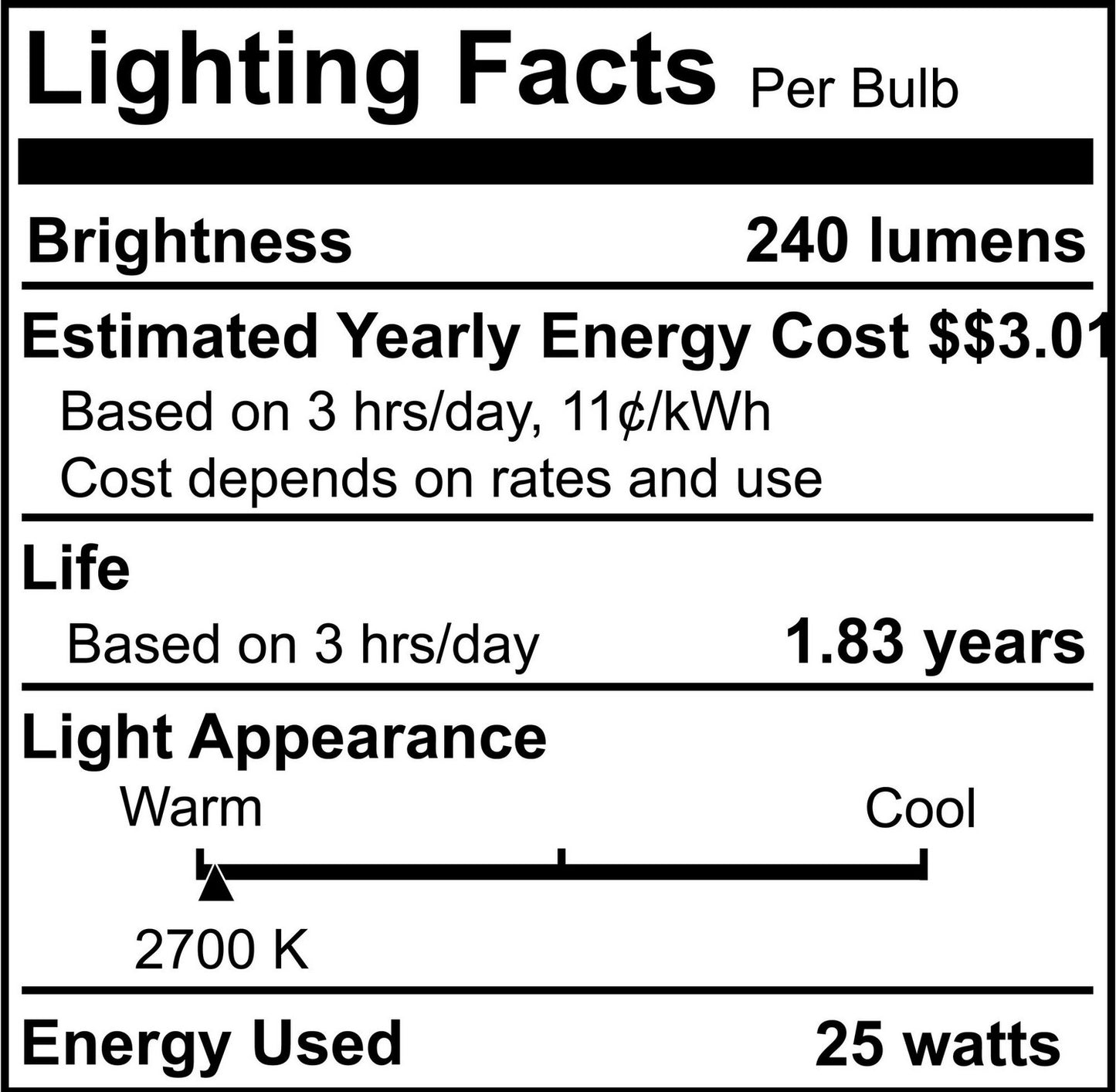 25 Watt E26 Medium A19 12V Incandescent 2700k Non-Standard Low voltage Light Bulb by Bulbrite