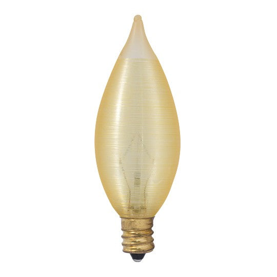 Flame Tip 25 Watt E12 C11 130.00V Incandescent Light Bulb by Bulbrite