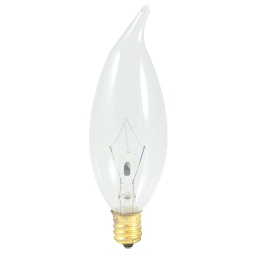 Flame Tip E12 CA10 130.00V Incandescent Light Bulb by Bulbrite