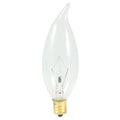 Flame Tip E12 CA10 130.00V Incandescent 2700k Light Bulb by Bulbrite