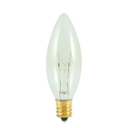 25 Watt E12 B8 120V Incandescent 2700k Light Bulb by Bulbrite