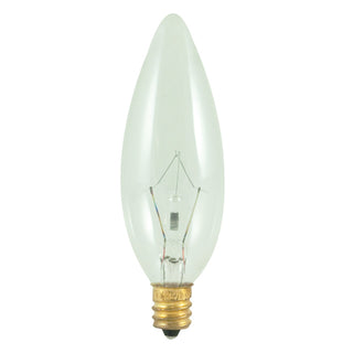 25 Watt E12 B10 120.00V Incandescent 2700k Light Bulb by Bulbrite