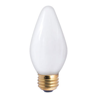 Light Bulb from the Fiesta: Collection in White Finish by Bulbrite