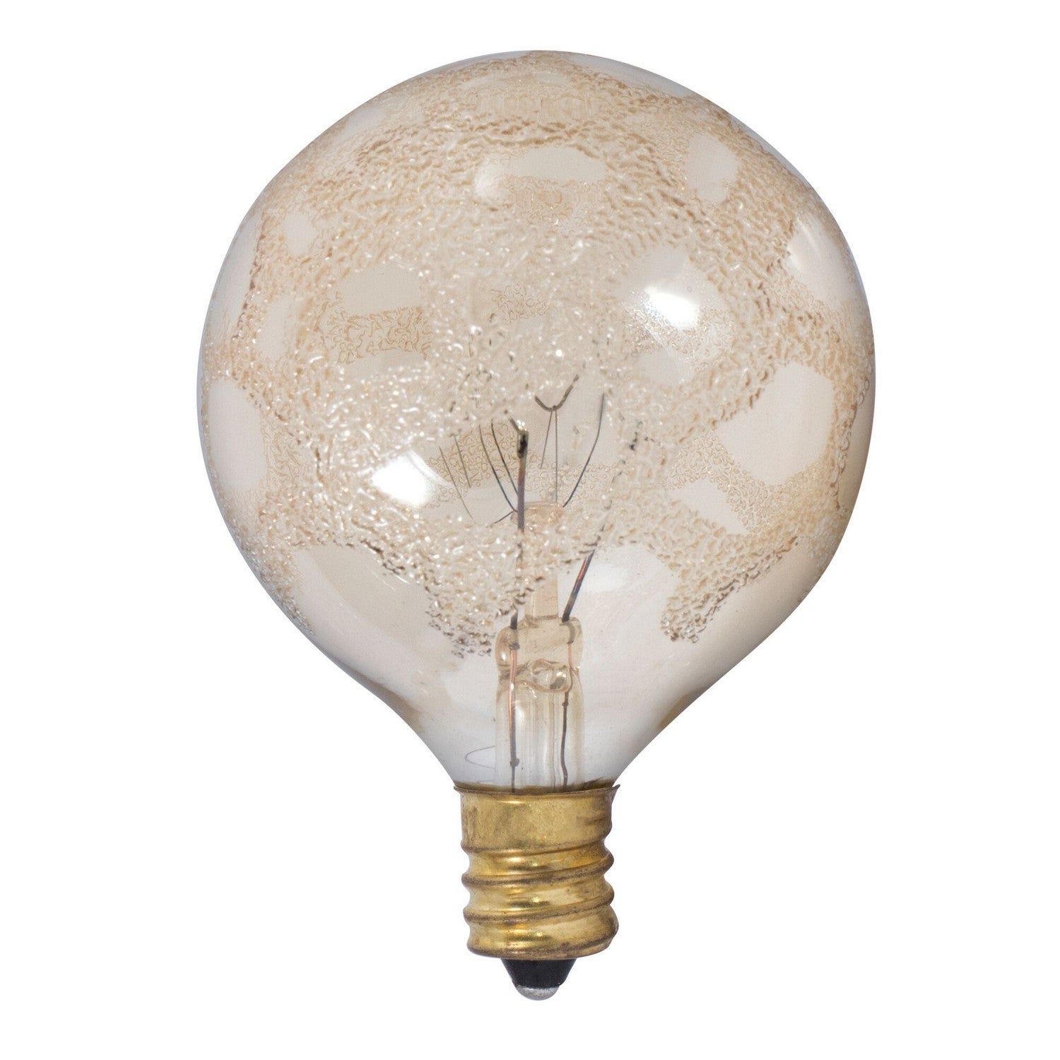 Light Bulb from the Crystal Collection in Amber Marble Finish by Bulbrite