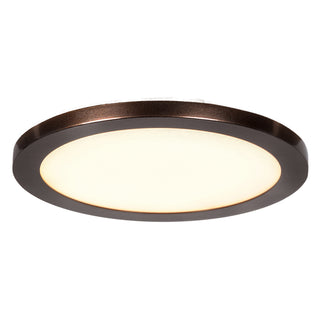 Buy bronze-with-acrylic-lens-glass-and-white-shade Disc Outdoor (Wet) Flush Mount Ceiling Light by Access