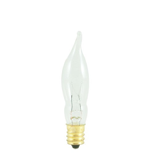 Light Bulb from the Flame Collection in Clear Finish by Bulbrite