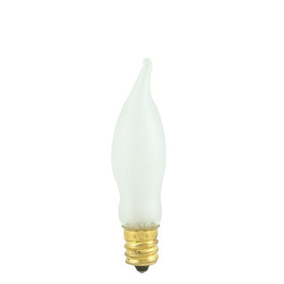 Light Bulb from the Flame Collection in Frost Finish by Bulbrite