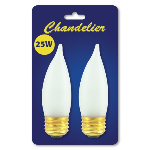 Flame Tip E26 CA10 120.00V Incandescent 2700k Light Bulb by Bulbrite