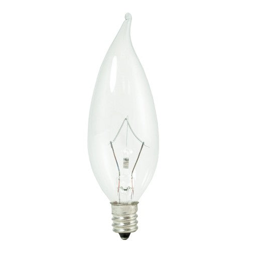 Light Bulb from the Krystal Collection in Clear Finish by Bulbrite