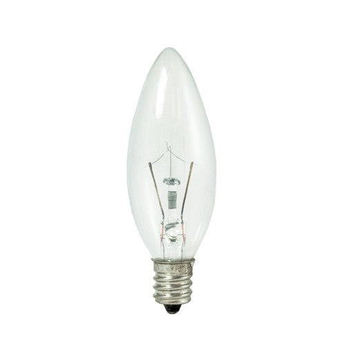 Light Bulb from the Krystal Collection in Clear Finish by Bulbrite
