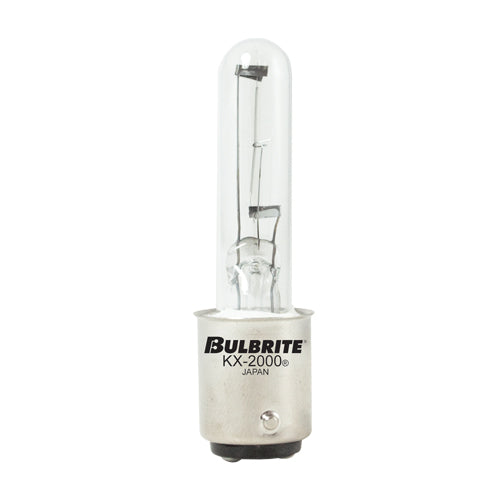 Tubular 60 Watt BA15d T3 120.00V Krypton/Xenon 2700k Light Bulb by Bulbrite