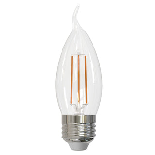 Flame Tip 4 Watt E26 CA10 120.00V LED 2700k Light Bulb by Bulbrite