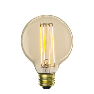 Buy clear Globe 5 Watt E26 G25 120V IndoorLED 2200k Light Bulb by Bulbrite
