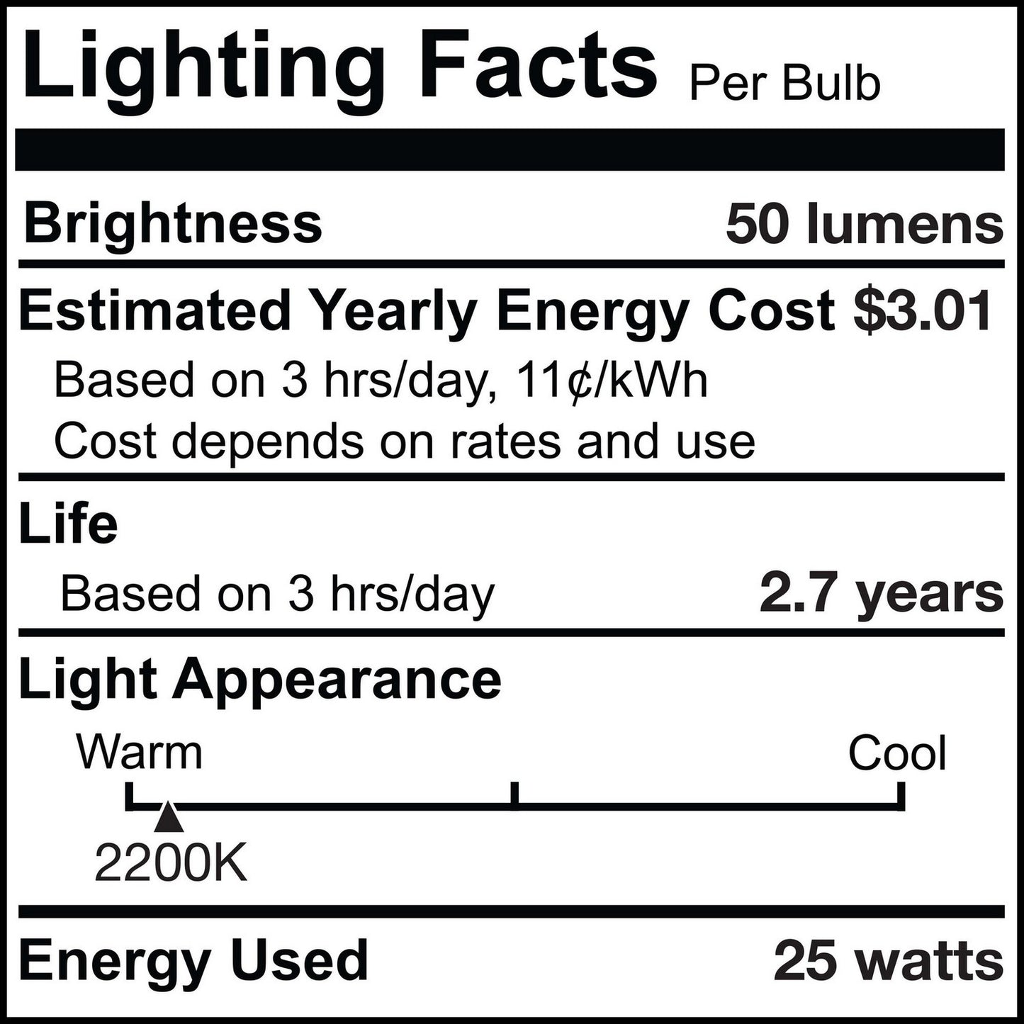 Antique 25 Watt E26 Medium A19 120V Incandescent 2200k Light Bulb by Bulbrite