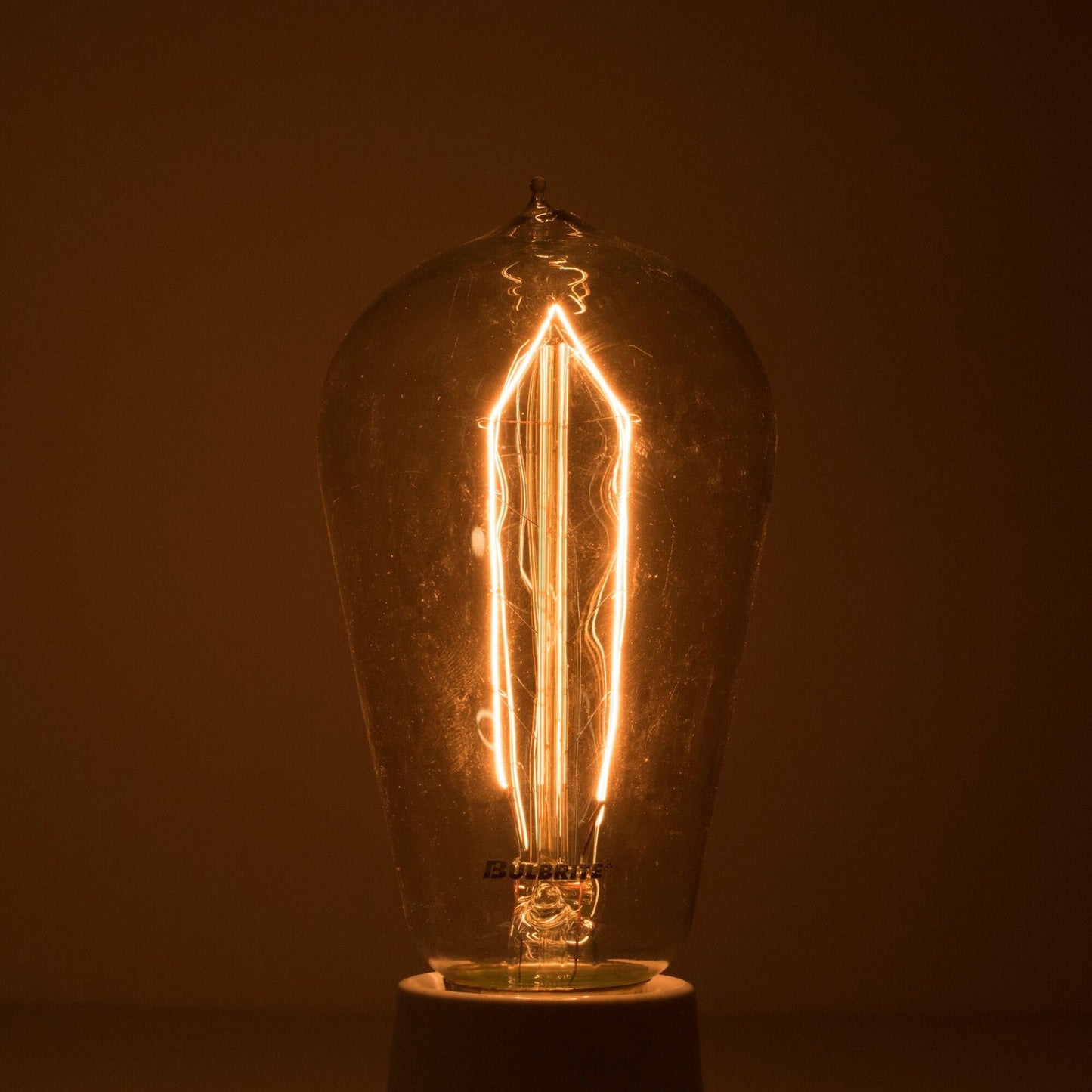 Antique 40 Watt E26 Medium ST18 120V Incandescent 2200k Light Bulb by Bulbrite