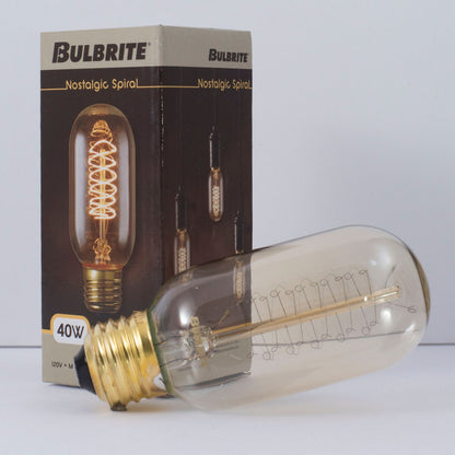 Tubular 40 Watt E26 Medium T14 120V Incandescent 2200k Light Bulb by Bulbrite