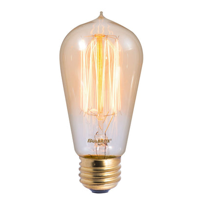 Antique 60 Watt E26 Medium ST18 120V Incandescent 2200k Light Bulb by Bulbrite