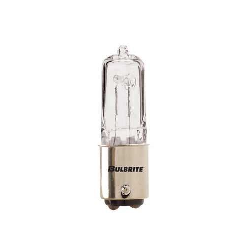 Tubular 100 Watt BA15d T4 120V Halogen 2900k Light Bulb by Bulbrite
