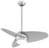Minka Aire - F410L-BS - 36"Ceiling Fan - Slant - Brushed Steel from Lighting & Bulbs Unlimited in Charlotte, NC