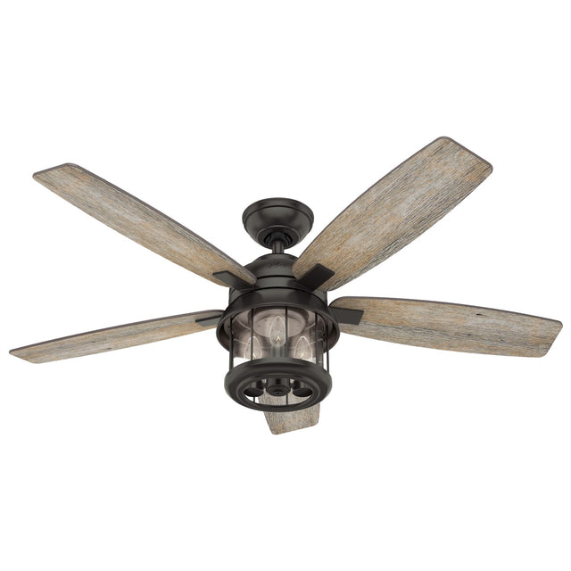 Coral Bay Outdoor (Damp) Ceiling Fan with Light by Hunter