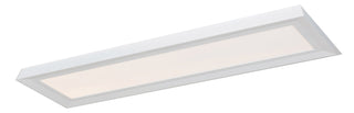 Buy white-with-white-acrylic-glass Zurich Outdoor (Damp) Linear Ceiling Light by AFX Lighting
